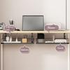 Storage Rack Under-Desk Cable Management Tray Large Capacity Hollow Design Easy To Install Adjustable Cable Management Rack