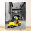 Picture For Living Room Decoration Poster And Print Black And White Landscape Nordic Canvas Painting Set Art Yellow Scenery Wall