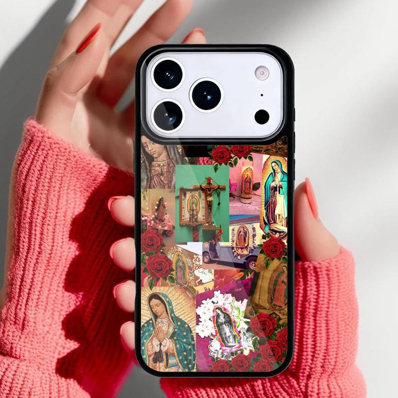 

Guadalupe San Judas Phone Case for iPhone 17 16 15 14 13 Pro Max Back Cover for 12 11 Pro Coque iPhone 15 Pro Max