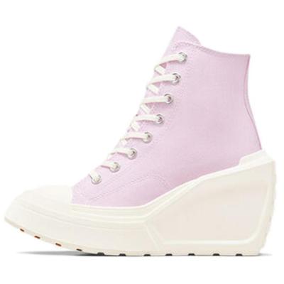 Chuck 70 De Luxe Wedge High Top Canvas Shoes Women's Purple White Black