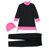 Swimsuit Girls 3pcs Long Sleeve Kids Swimwear Muslim Islamic Swimming Suit Sets