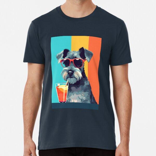 

Miniature Schnauzer wearing sunglasses - Coo S to 5XL Made in the AU/USA T-Shirt M