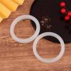 Natural White Chinese Jade Bracelet Bangle Jewellery  Accessories Woman Woman Lucky Amulet Gift 58-62Mm