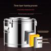 JPHZNB Commercial Stainless Steel Insulated Food Warmer Dispenser