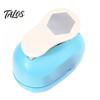 Portable Craft Punch Hexagon Paper for Crafts, Professional Hole Puncher, Scrapbook Handheld Shape Puncher DIY Arts Cardboard, Greeting Cards Metal