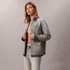 Calvin Klein Vintage Workwear Pocket Color Block Loose Fit Cotton Denim Jacket Women Jackets 47D753G
