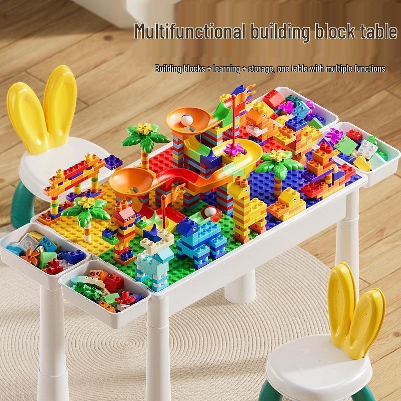 Educational Storage Building Block Table Set