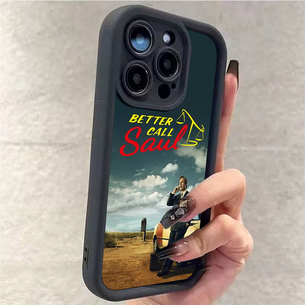 

B-Better Call Saul Silicone Soft Phone Case For IPhone 17 16 14 13 12 11 15 Pro Max Plus Air Cover iPhone 15 pro