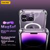 ESCASE IPhone 14 Pro Max Case with MagSafe Magnetic Charging, Ultra-Thin Airbag Shockproof Clear Protective Cover for Men And Wome
