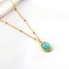 Fashion Titanium Steel Necklace Women Light Luxury Minimalist Hip Hop Pendant Jewelry for Daily Wear