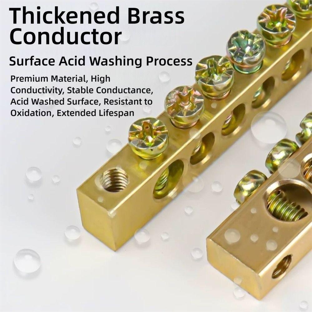 High Bridge Type Zero Row 6*9 Din Rail Terminal New Zero Ground Wiring Connection Distribution Box