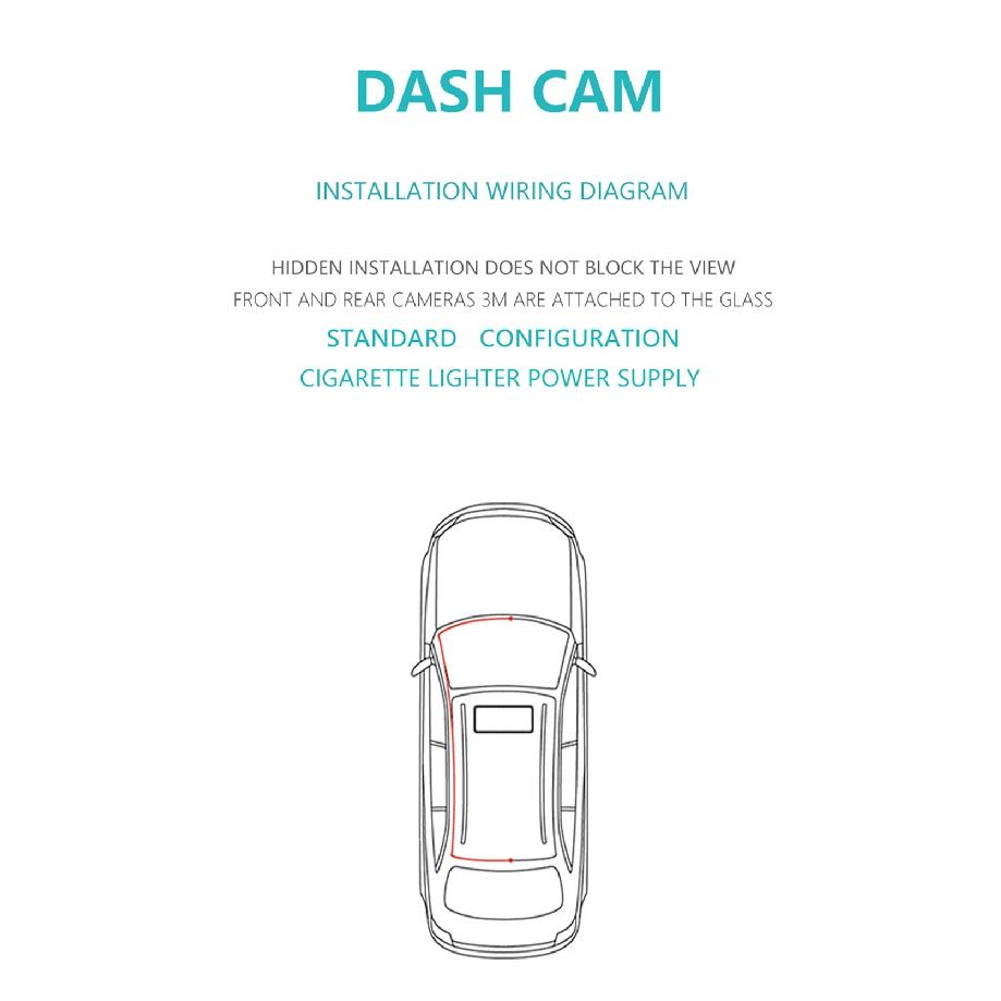 Sameuo Dash cam Hidden camera Car DVR Auto Video Recorder dashcam night vision 24H ParkingWifi APP Car Camera Black Box