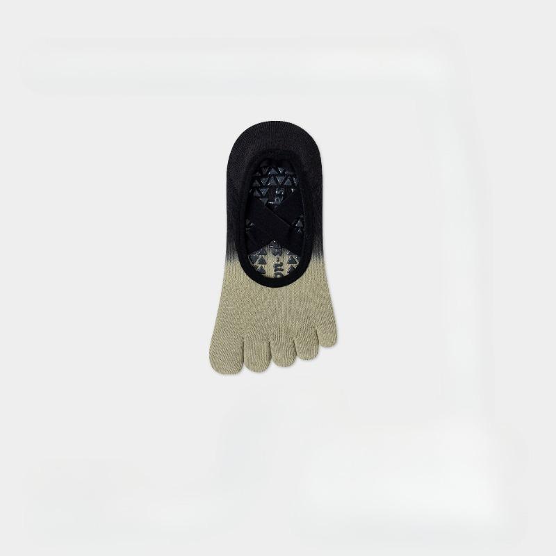 Ladies Spring Summer Gradient Cross Strap Exercise Chamber Dance Pilates Fitness Yoga Exercise Socks