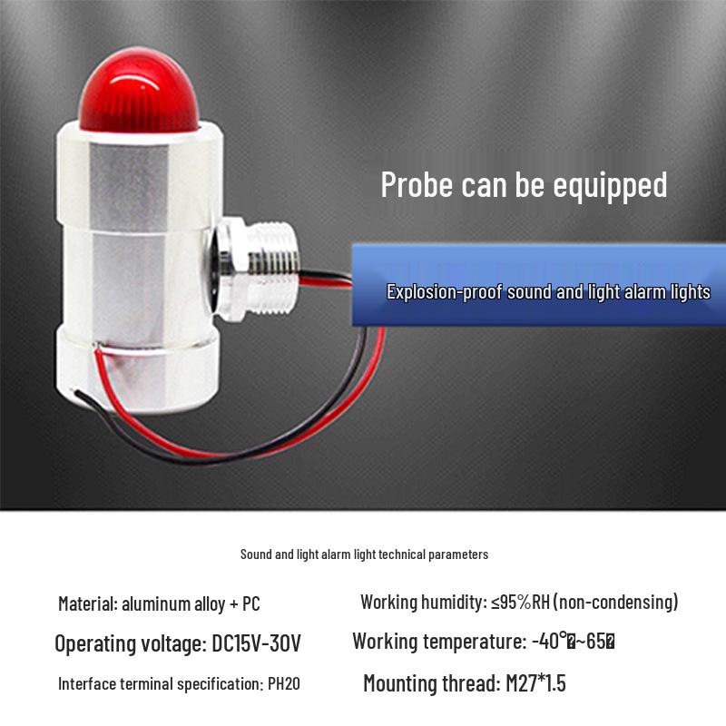 

Explosion-Proof Gas Detector for Industrial Hydrogen & Ammonia with Natural Gas Alarm