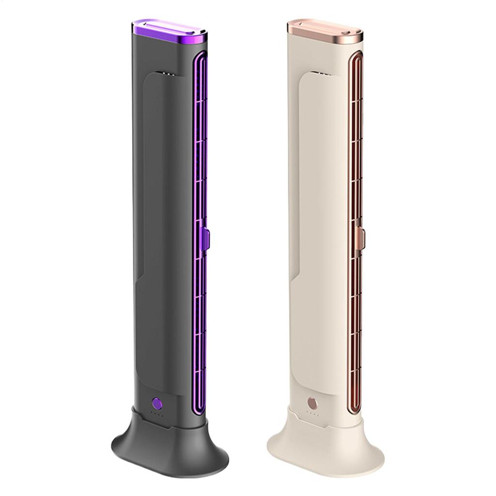 Air Cooling Fan Portable Cooling Fan Desk Fan Rechargeable 3 Speeds Desktop Fan Mini Vertical Silent Fan For Daily Use Home