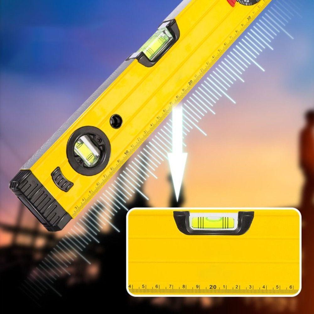 Aluminum Zinc Zinc Alloy Bubble Level Shockproof Leveling Tool Portable Level Ruler  Professional Use