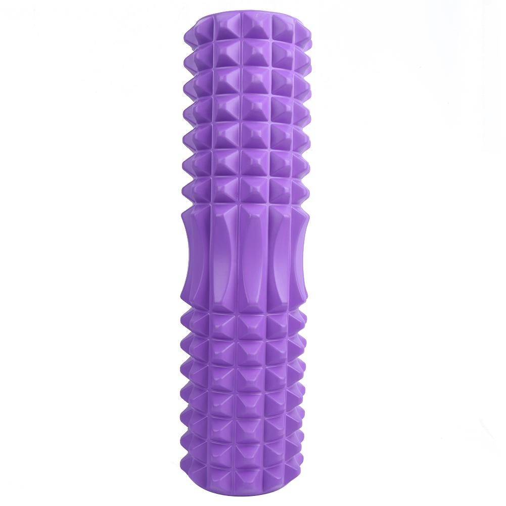 

Hollow Yoga Column Foam Roller Muscle Relaxation Massage Fitness Fascia Bar Stickpurple