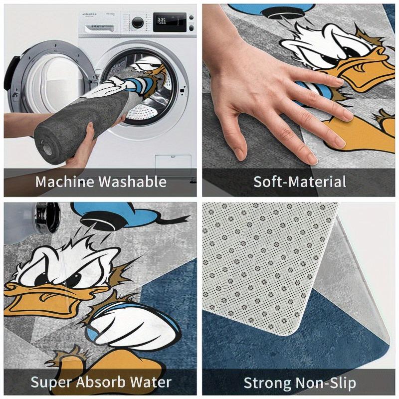  Disney Donald Duck Welcome Door Mat Mat with Cartoon Kitchen Bathroom Laundry Room Home Decor Gift Mat Cartoon Design Mat