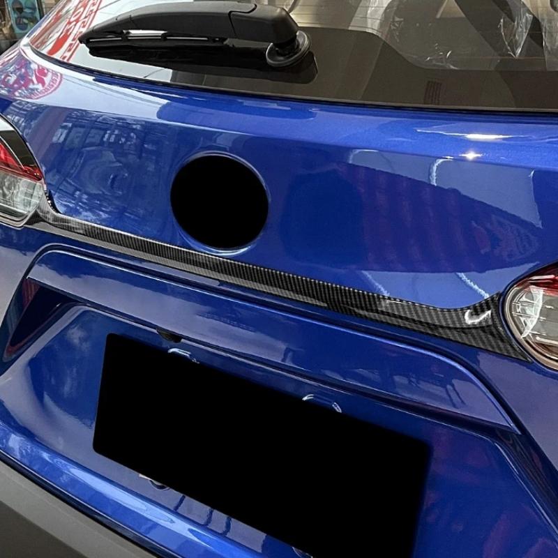 For Toyota Corolla Cross -2024 2025 ABS Chrome Rear Trunk Lid Cover Tailgate Boot Back Door Trim Molding Protector Strip