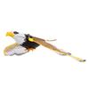 Interactive Cat Toy Lifelike Eagle Shape Sound Light Automatic Bird Kitten Toy for Door Wall
