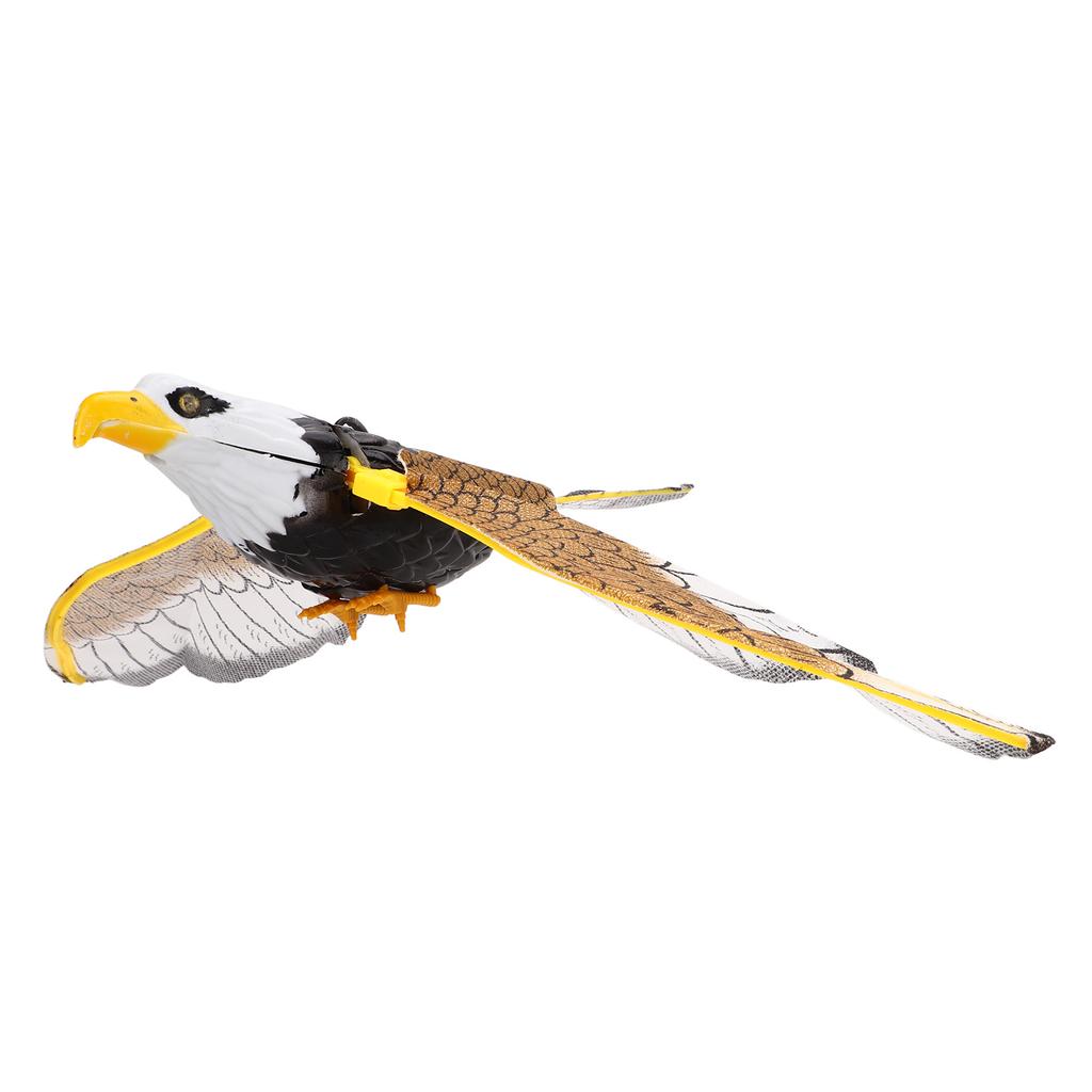 Interaktivní hračka pro kočky Realistický tvar orla Zvuk Světlo Automatická hračka pták kotě pro dveře Zeď Strop