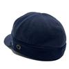 Of Large Size Rib Cap Cap Popular Design Soft Sweat Material Washable Hat Soft Material with Beautiful Shape Adjustable XL Navy [Sense Grace]