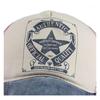 Vintage Baseball Cap Washed Denim Trucker Hat Fashion P,a12