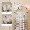 Suction Cup Wall-Mounted Underwear Organizer with Lid - Large Capacity Drawer for Socks