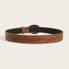Punk Leather Belt With Metal Buckle For Men And Women Fashion Accessory