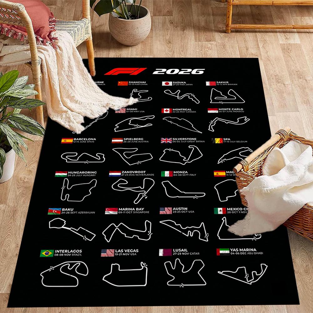 Formelkalender Fußmatte Design für Spielzimmer Dekorieren Sie Zimmer Eingangsbereich Esszimmer Anti-Rutsch-Teppich Dekorieren Sie Büros Spirituelles Geschenk