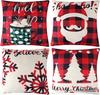 Christmas Pillow Covers For Christmas 45X45Cm 4 Pcs