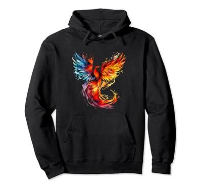 Fire Phoenix Design Hoodie