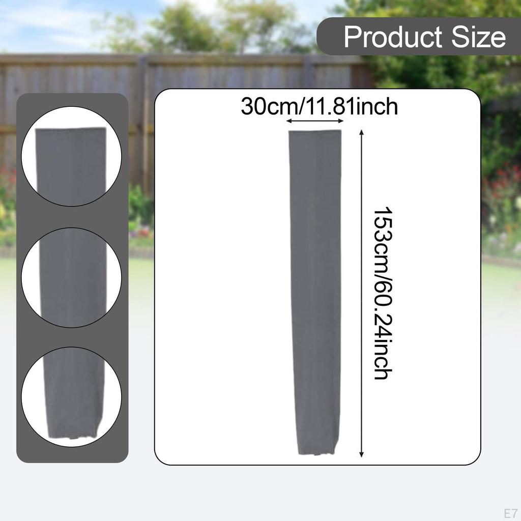 Kryt na deštník pro venkovní použití, Vodotěsný chránič slunečníku se stahovací šňůrkou