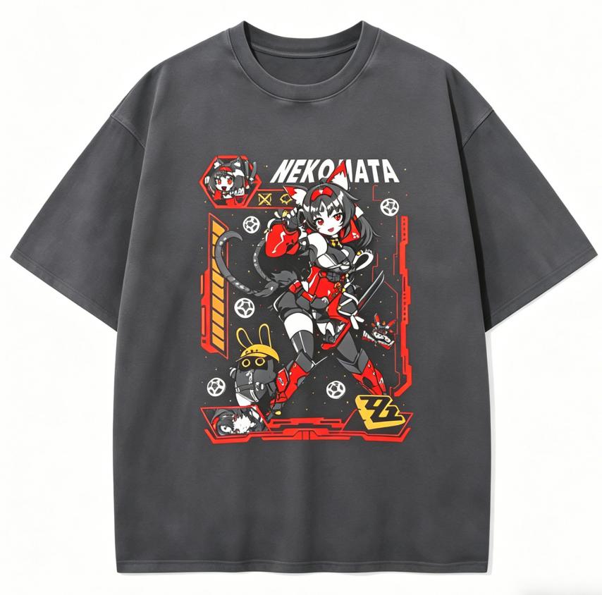 Zenless Zone Zero Anime Lover Washed T-shirt Year round clothing high quality personality Clothes Plus Size Unisex New Model Couples tee