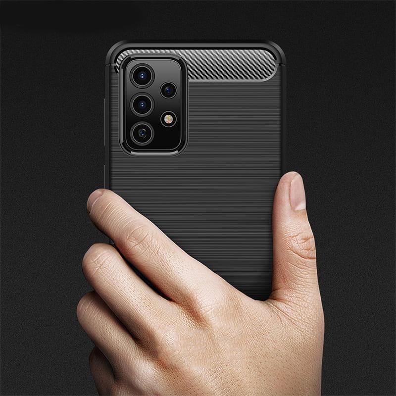 Case for Samsung Galaxy A13 4G, Karbon, black