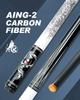 KONLLEN Carbon Fiber Pool Low Handcrafted Inlay Billiard Professional Billiard Pool Cue Stick for Adults Cue, Deflection, Cue, 147cm, 12.5mm,
