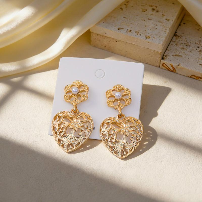 Bohemian Shell Pearl Drop Earrings Gold Plated Ocean Style Earrings For Women Beach Vacation Party Jewelry