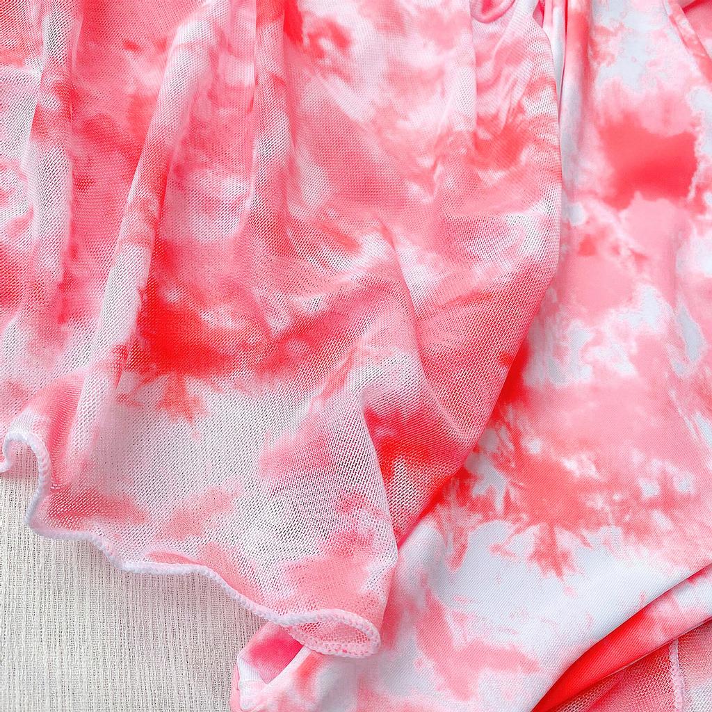 Women's Bikini Swimsuit Split Three-piece Swimsuit Tie-dye 4 Color