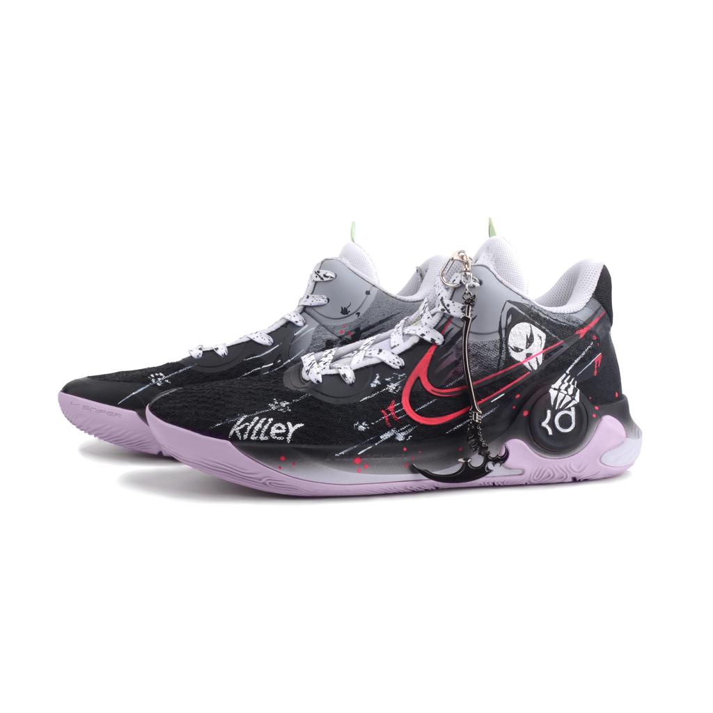 Nike KD Trey 5 IX Sickles Messenger Mid Top Basketball Shoes Unisex Black Red DJ6922-100(Team296-)
