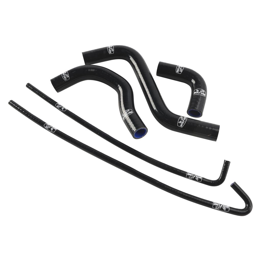 Silicone Radiator coolant Hose kit For Kawasaki Z900 Z900RS 2017-2025 Black