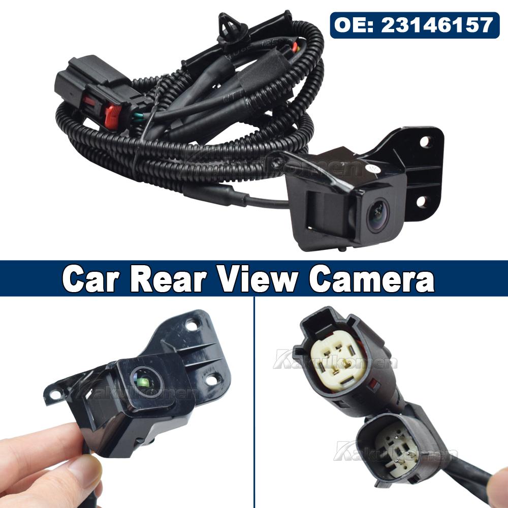 

Vehicle HD Rear View Reversing Back up Parking Camera 23146157 20837341 GM1960100 For Chevrolet Silverado GMC Sierra 2009-2014 чёрный