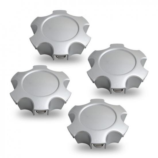 4x Wheels Center Hub Caps Silver for 6 Lugs Tundra Sequoia 17  10 Spoke Wheel