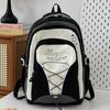 Children's Schoolbags Elementary School Students  Girls' High Looking Color Blocking Backpacks