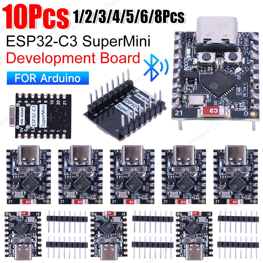 1-10PCS ESP32-C3 SuperMini WiFi Bluetooth-Compatible Board ESP32 C3 Development Board CORE Board Dev Board for Arduino