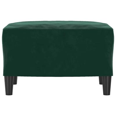 Footstool Dark Green 60 X 50 X 41 Cm Velvet