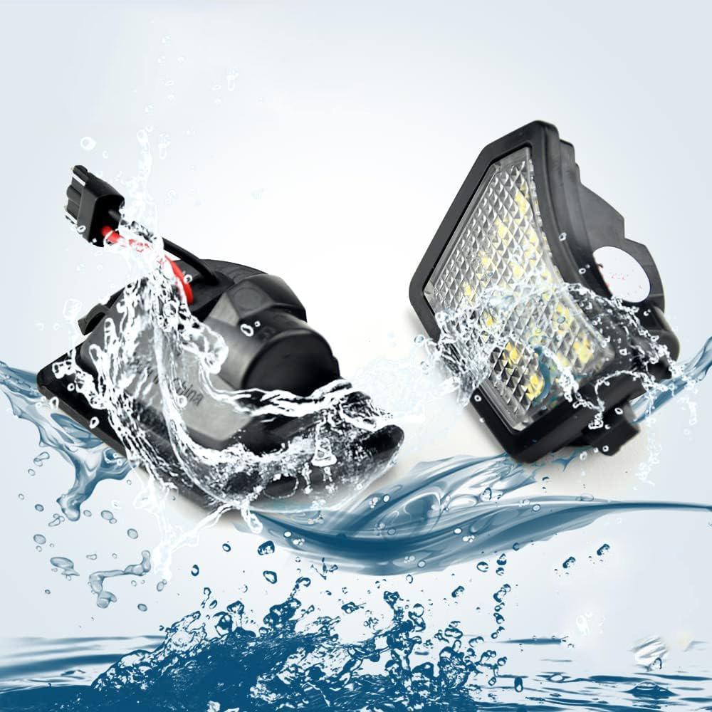 2Pcs LED Under Side Mirror Puddle Lights For Jaguar XE 17-19, XF 09-21, XJ 10-19