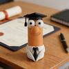 Yousheng Novelty Figure with Graduation Cap Figurine 3D Printed Desktop Statue Collectible Ornaments for Home Desk Decor Gifts for