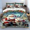 Frosty festive wonderland Bedding sets Duvet cover sets Duvet covers Pillowcases(1*Duvet Cover 2*Pillowcases without duvet insert)