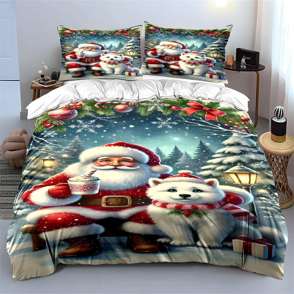 Frosty festive wonderland Bedding sets Duvet cover sets Duvet covers Pillowcases(1*Duvet Cover 2*Pillowcases without duvet insert)