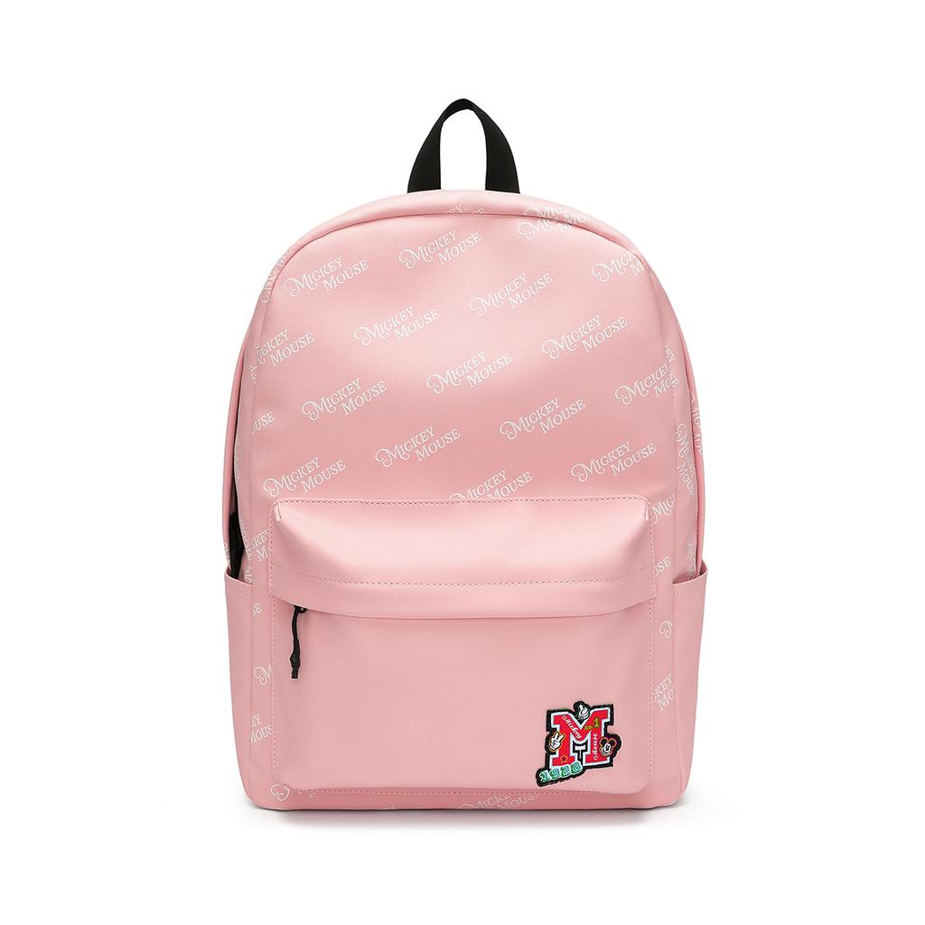 New Disney Mickey Series Fabric Backpack Laptop Bag Unisex White/Black/Pink DHB41490-A